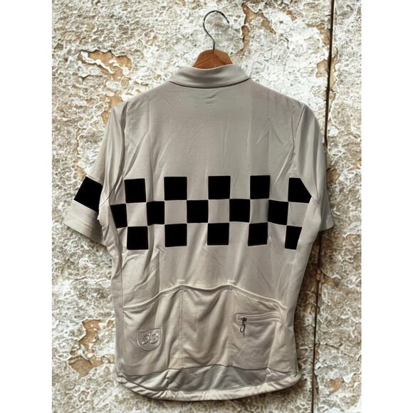 Rapha Check Classic Jersey L NWT Rare RPM150 Merino Wool Black White Cycling - Picture 6 of 10